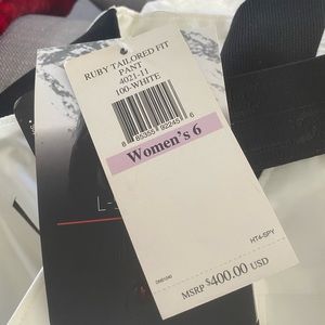 Womens snow pants. These pants have some faded yelllowing on one side.